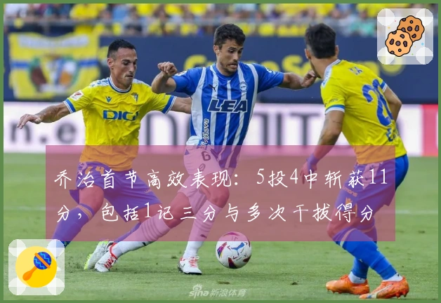 乔治首节高效表现：5投4中斩获11分，包括1记三分与多次干拔得分